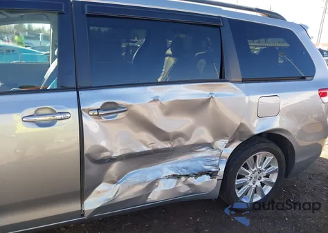2011 Toyota Sienna Limited V6 from USA, damaged, VIN 5TDYK3DC8BS160713